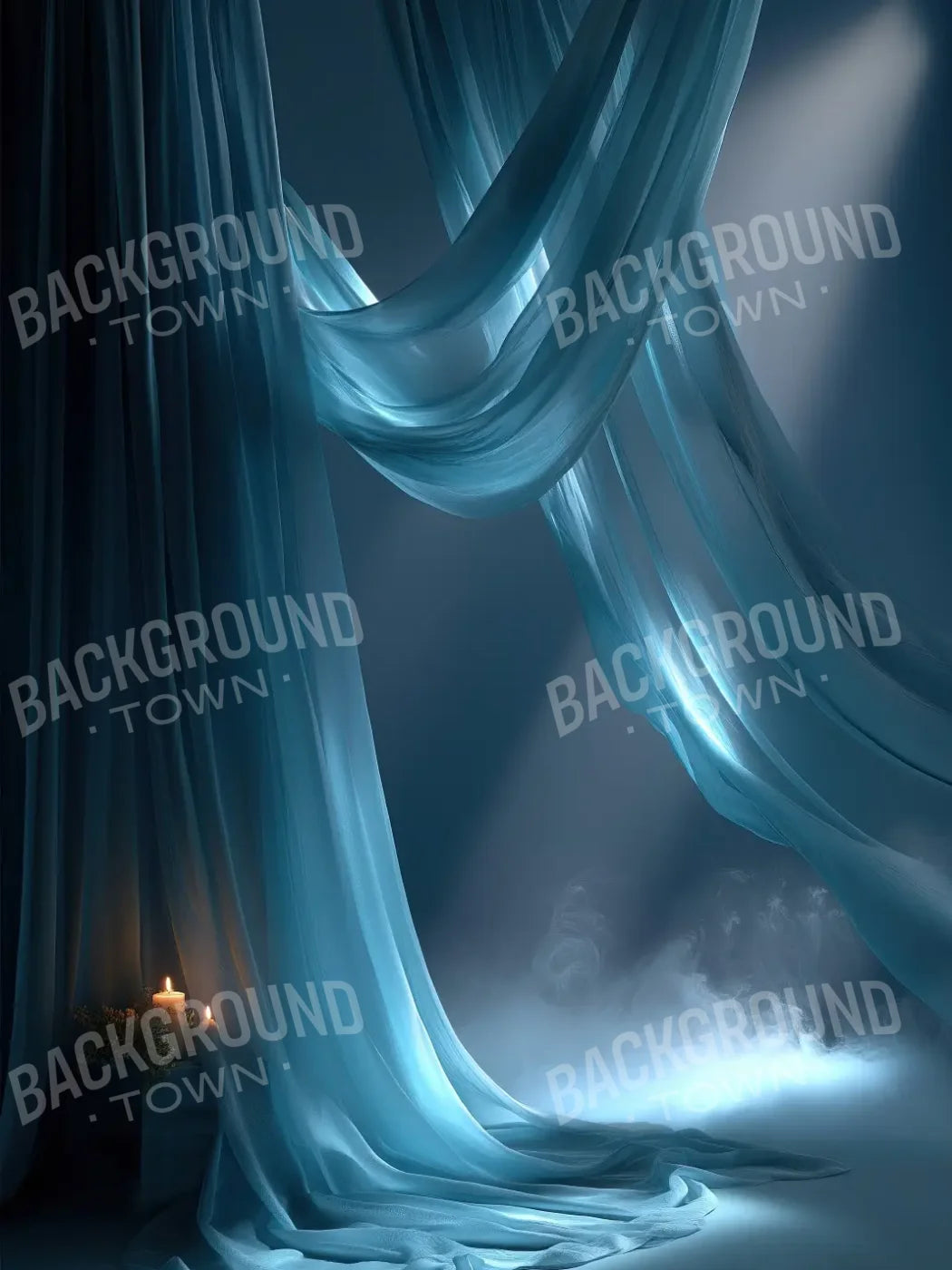 Elegant Drapes 1 5’x6’8 Fleece (60 x 80 inch) Backdrop