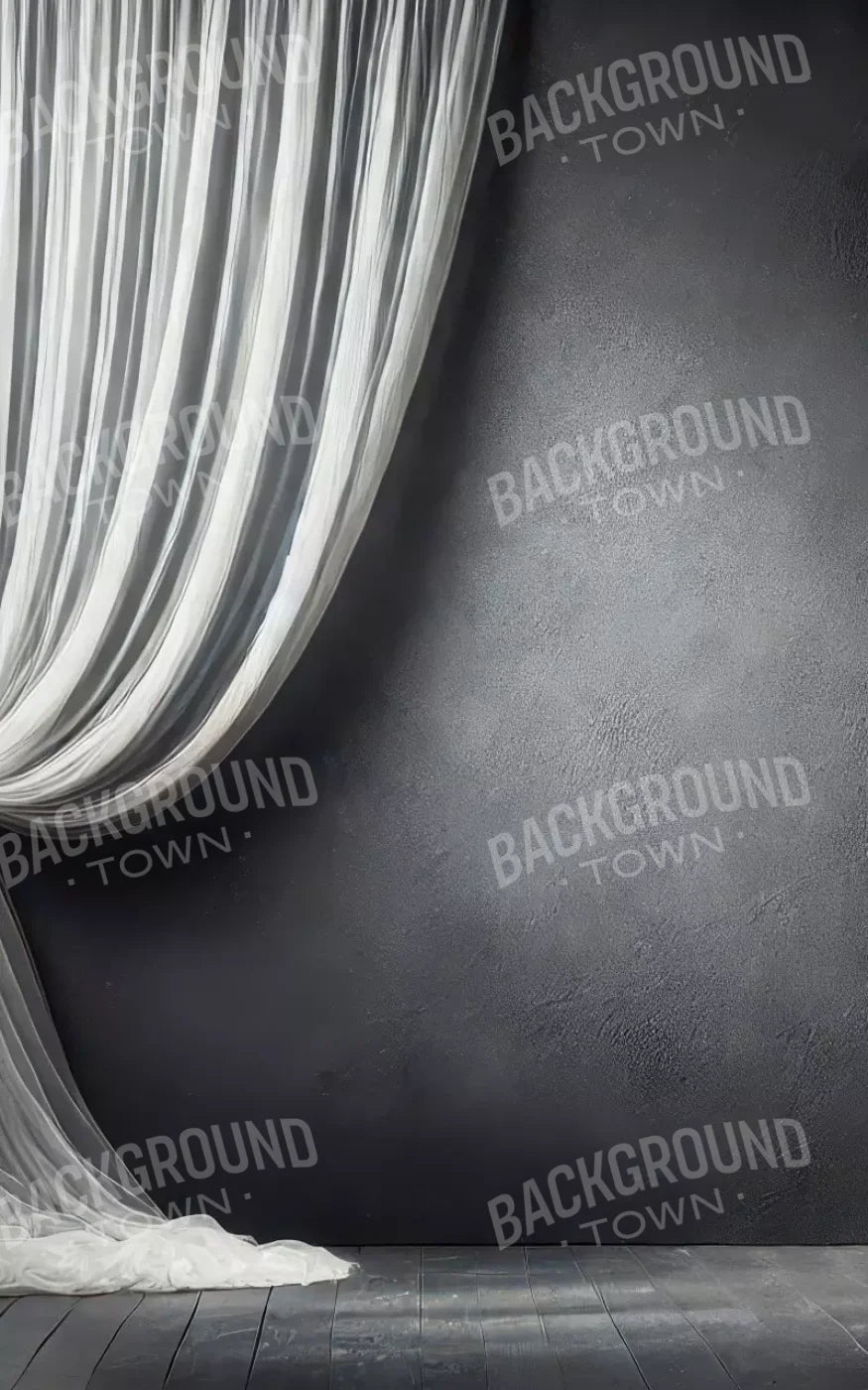 Elegant Pearly Gray Curtian I 5’X8’ Ultracloth (60 X 96 Inch) Backdrop