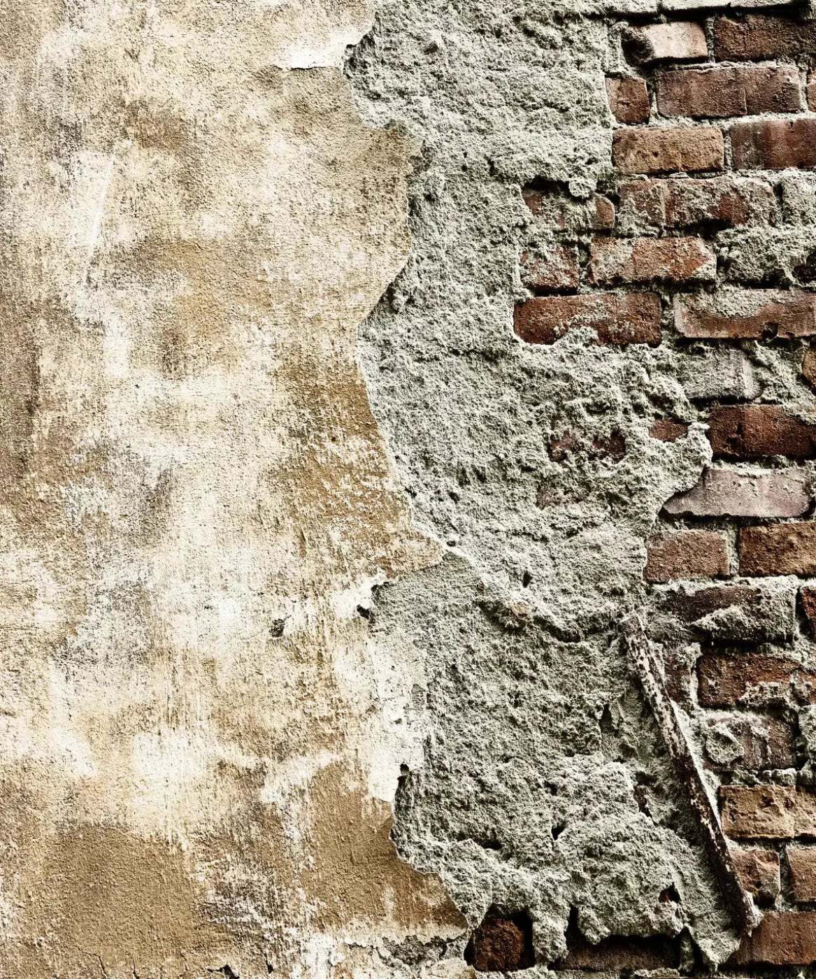 Beige Brick and Stone Backdrop for Photography