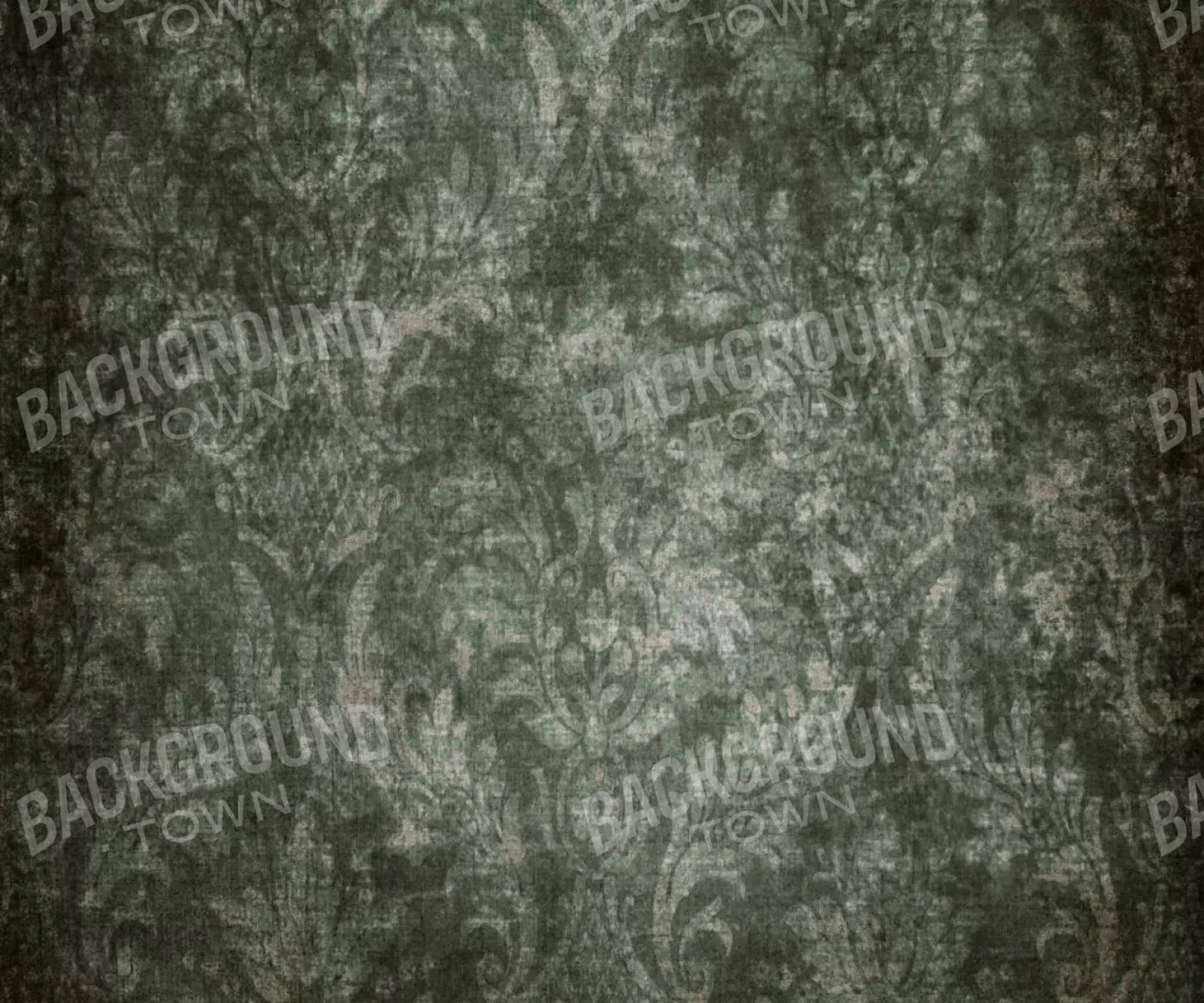 Emerald Damask 5X42 Fleece ( 60 X 50 Inch ) Backdrop