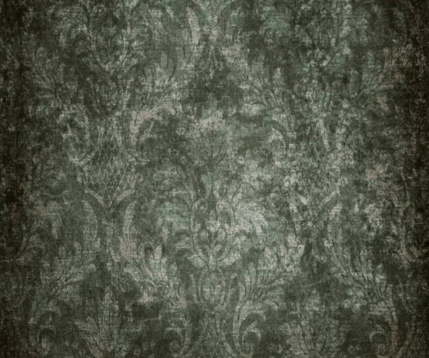 Emerald Damask 5X42 Fleece ( 60 X 50 Inch ) Backdrop