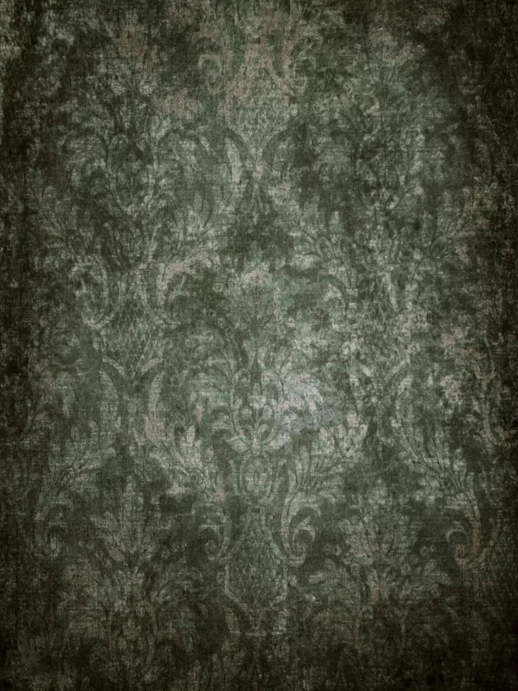 Emerald Damask 8X10 Fleece ( 96 X 120 Inch ) Backdrop