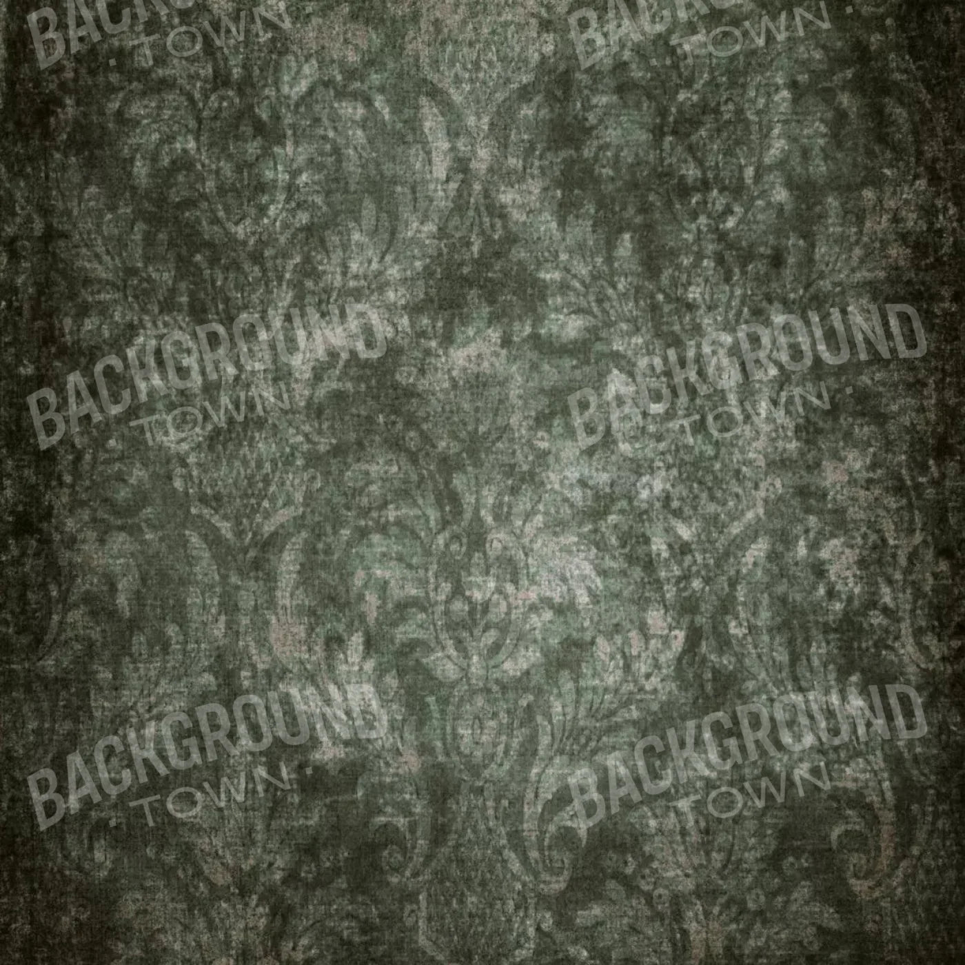 Emerald Damask 8X8 Fleece ( 96 X Inch ) Backdrop
