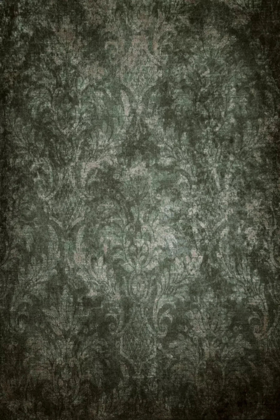 Emerald Damask Backdrop