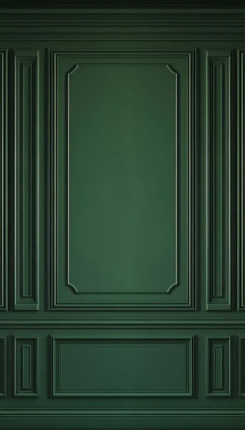 Emerald Mansion Wall Backdrop