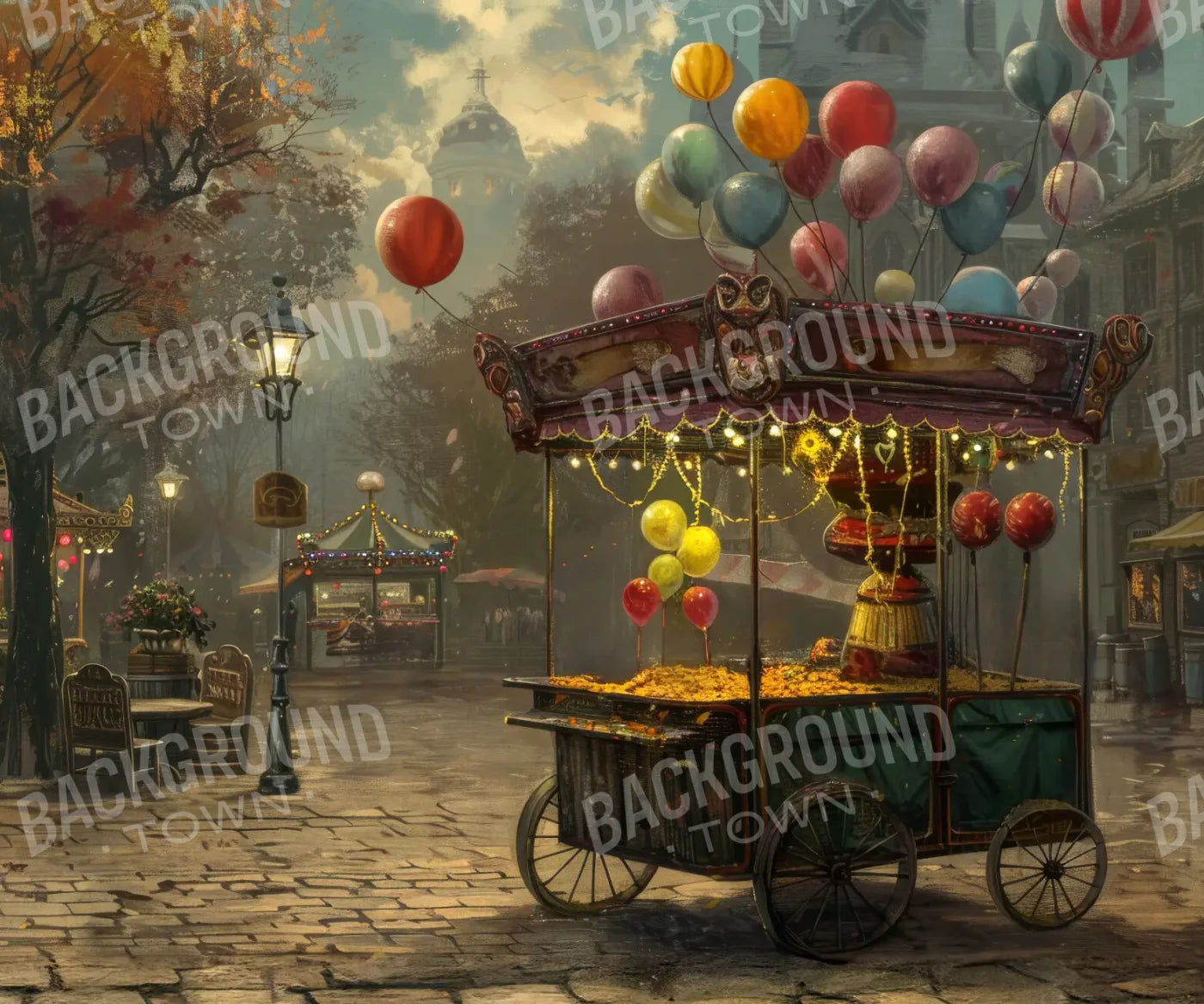 Empty Carnival 12’x10’ UltraCloth (144 x 120 inch) Backdrop