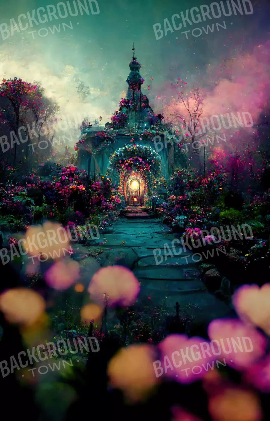 Enchanted Village Ii 8X12 Ultracloth ( 96 X 144 Inch ) Backdrop