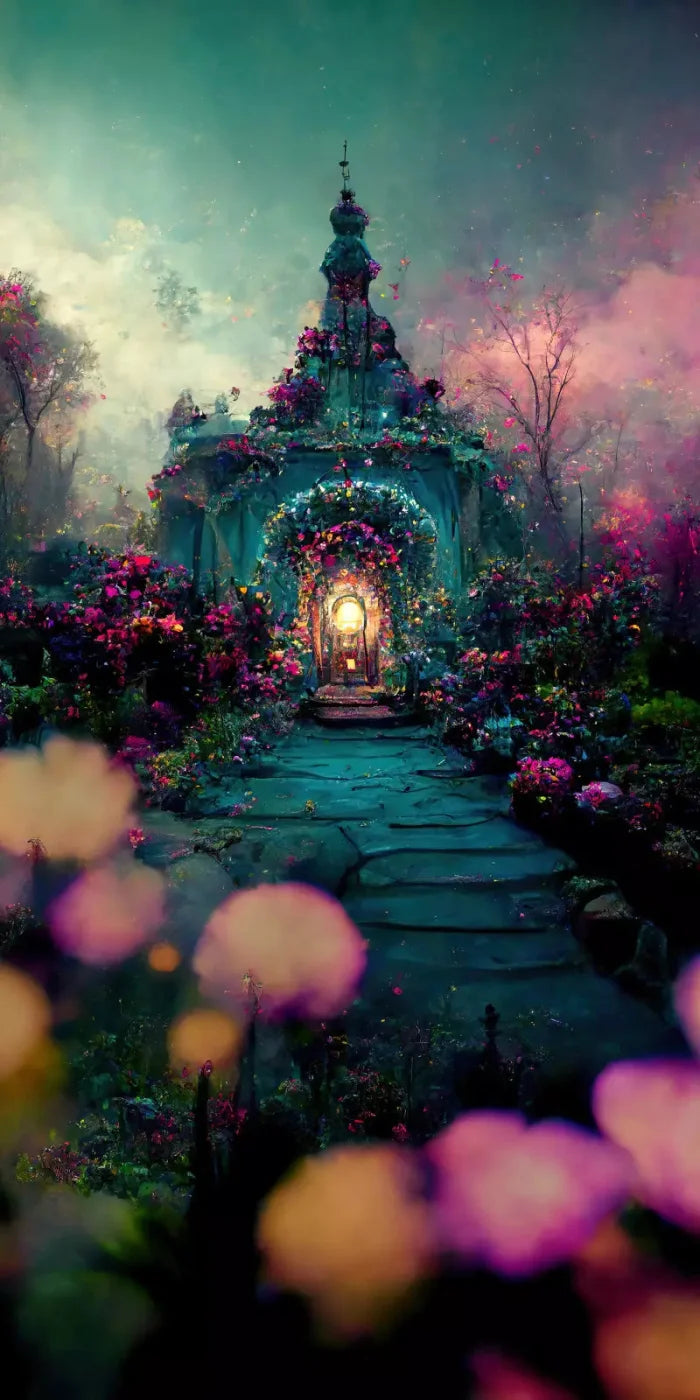 Enchanted Village Ii 10X20 Ultracloth ( 120 X 240 Inch ) Backdrop
