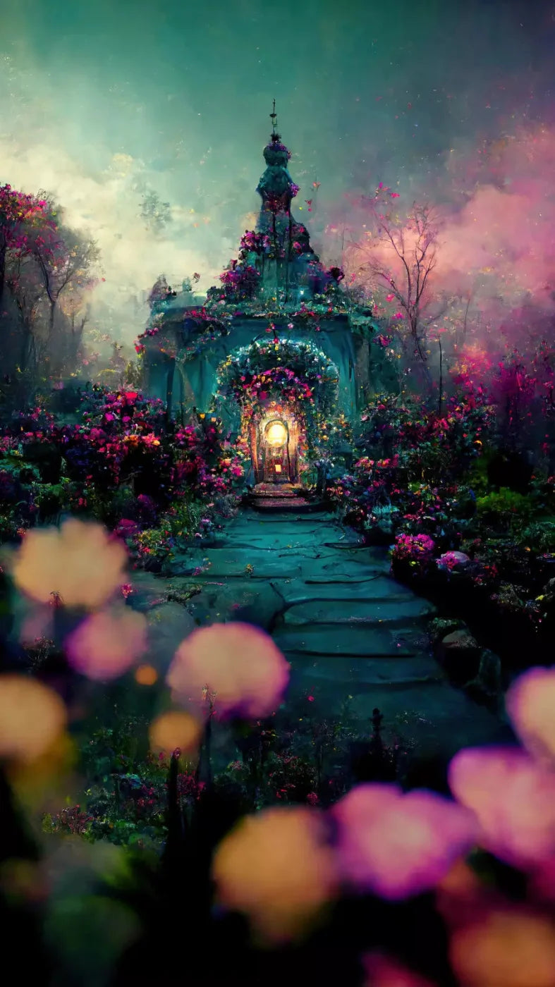 Enchanted Village Ii 8X14 Ultracloth ( 96 X 168 Inch ) Backdrop