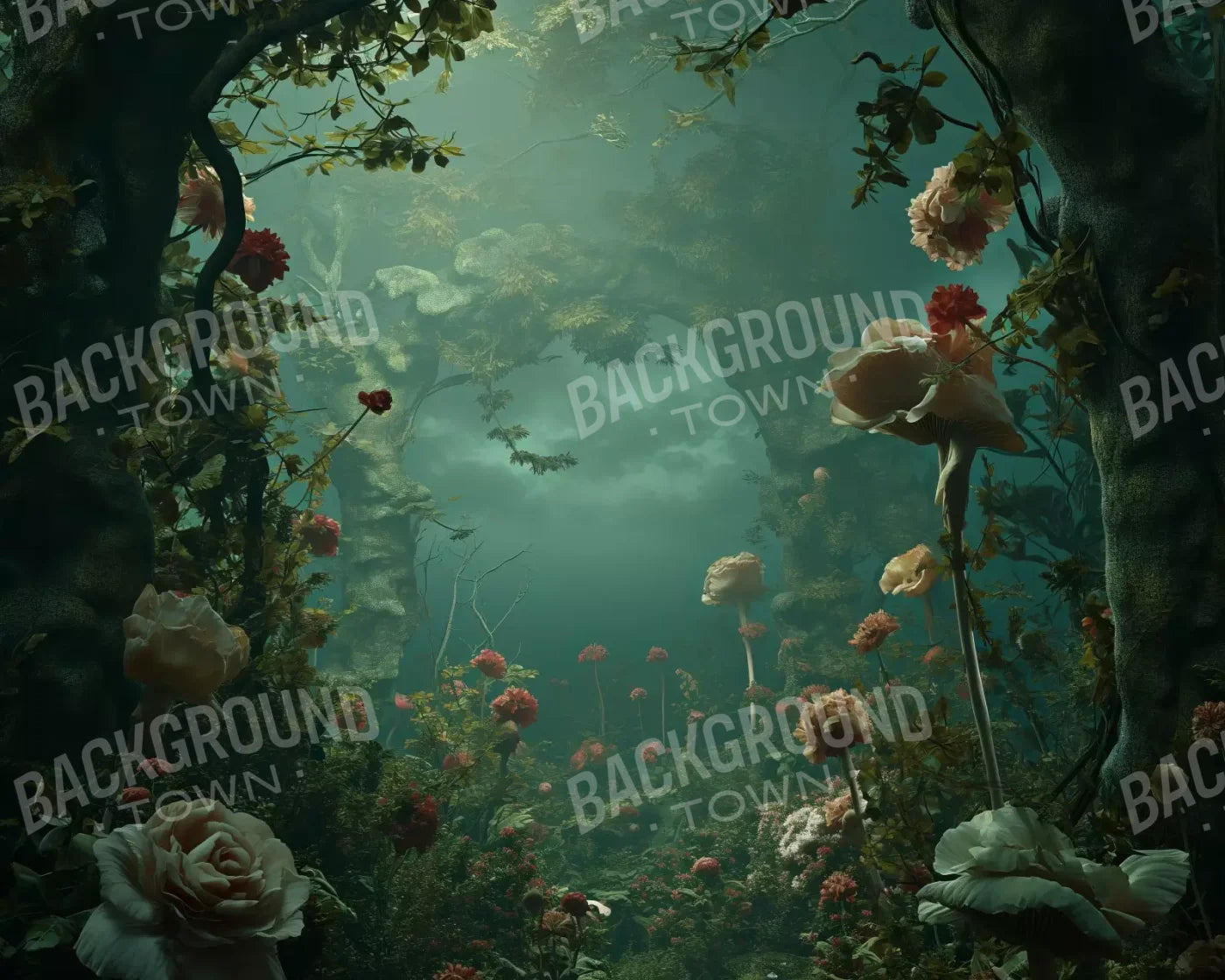 Entrance To Wonderland 10’X8’ Fleece (120 X 96 Inch) Backdrop