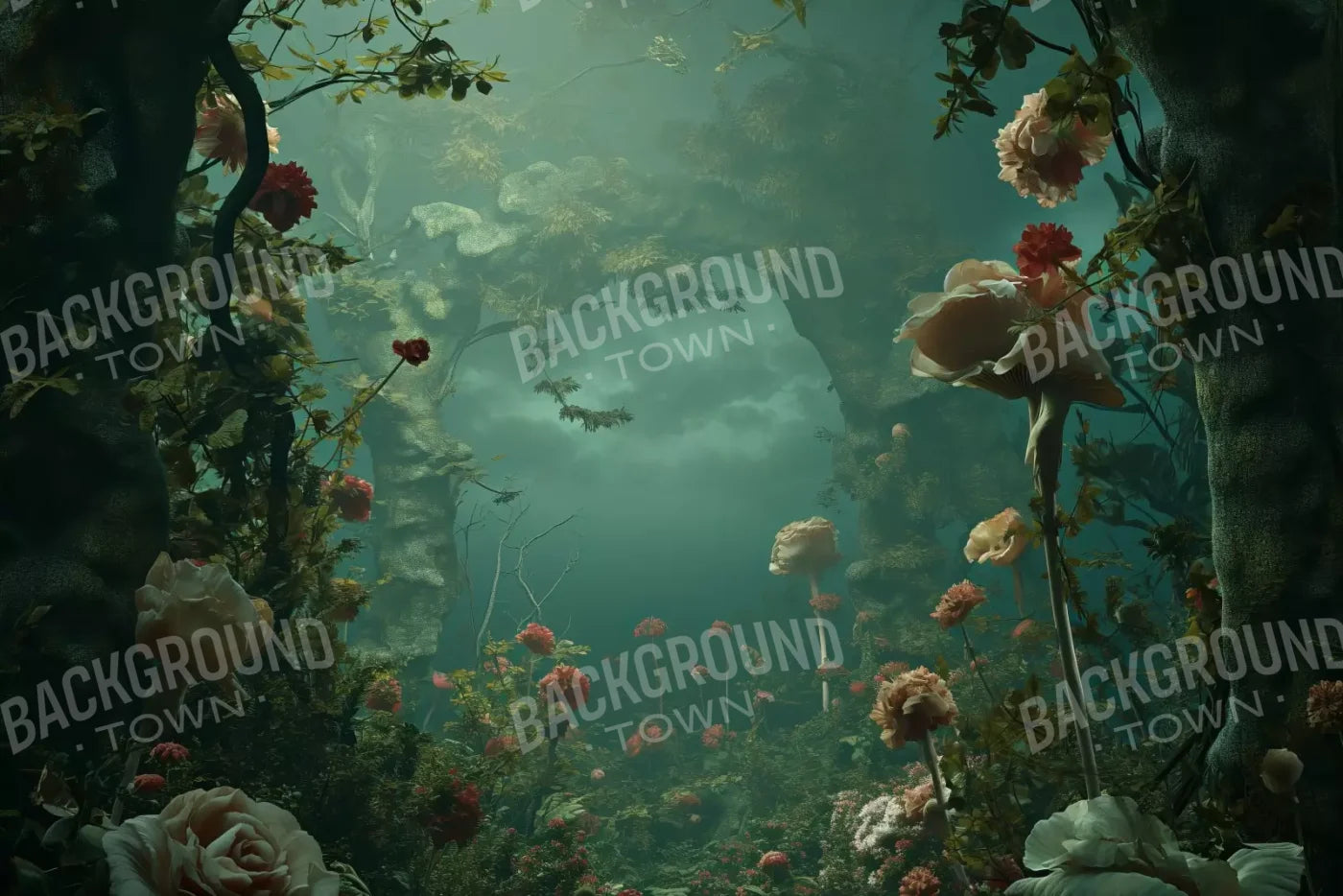 Entrance To Wonderland 12’X8’ Ultracloth (144 X 96 Inch) Backdrop