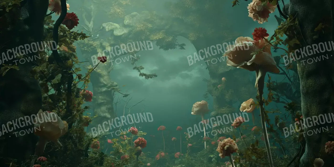 Entrance To Wonderland 16’X8’ Ultracloth (192 X 96 Inch) Backdrop
