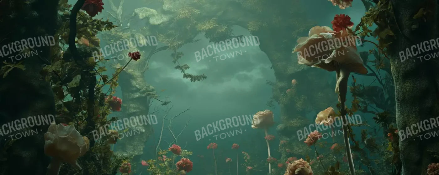 Entrance To Wonderland 20’X8’ Ultracloth (240 X 96 Inch) Backdrop
