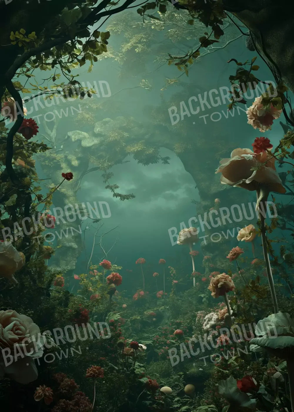 Entrance To Wonderland 5’X7’ Ultracloth (60 X 84 Inch) Backdrop