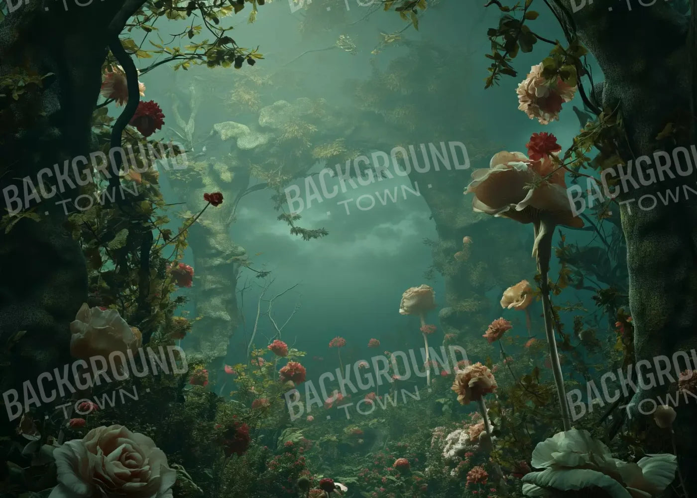 Entrance To Wonderland 7’X5’ Ultracloth (84 X 60 Inch) Backdrop