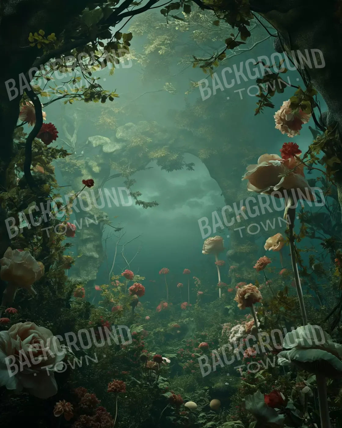 Entrance To Wonderland 8’X10’ Fleece (96 X 120 Inch) Backdrop