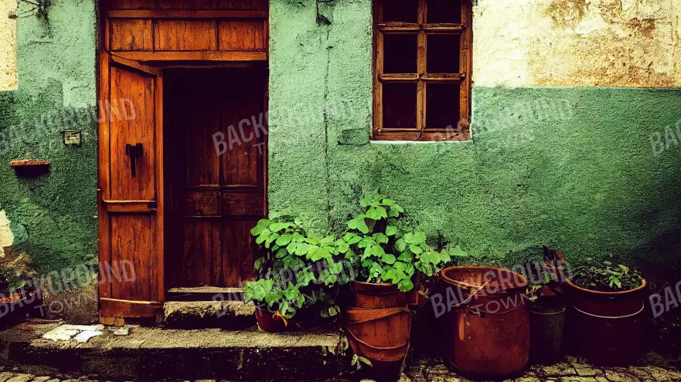 European Village 14X8 Ultracloth ( 168 X 96 Inch ) Backdrop