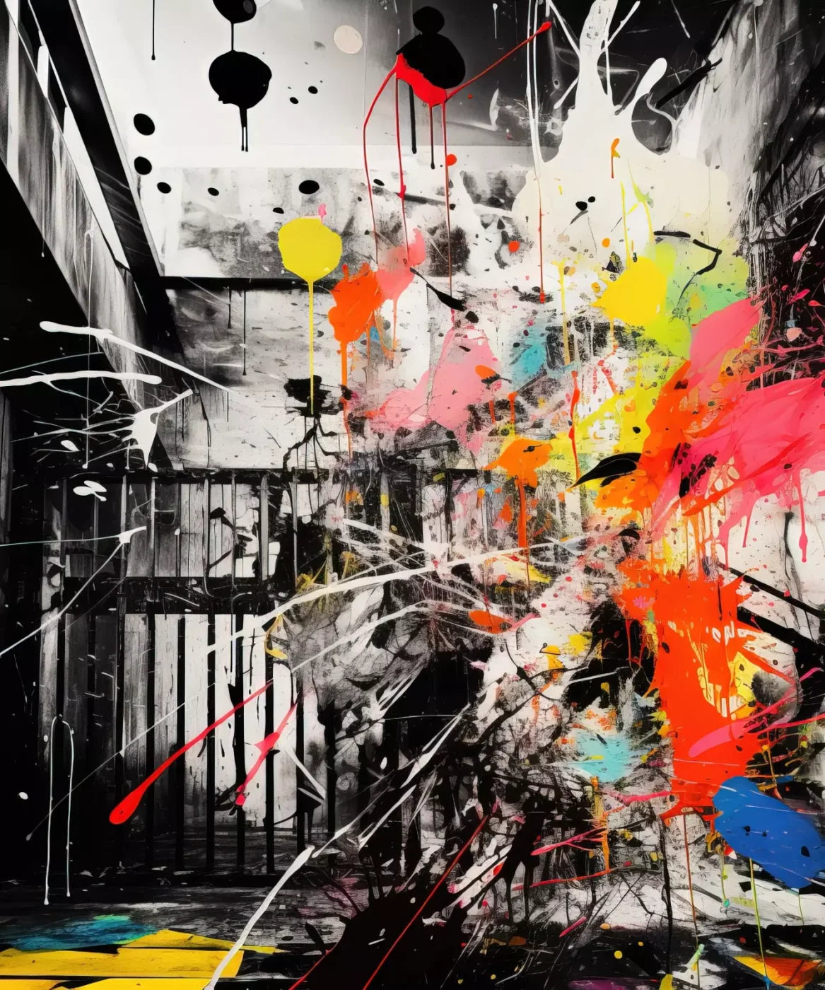 Expressionist Art Ii 10’X12’ Ultracloth (120 X 144 Inch) Backdrop