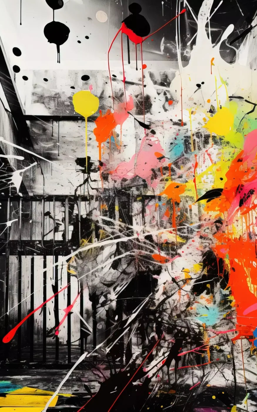 Expressionist Art Ii 10’X16’ Ultracloth (120 X 192 Inch) Backdrop