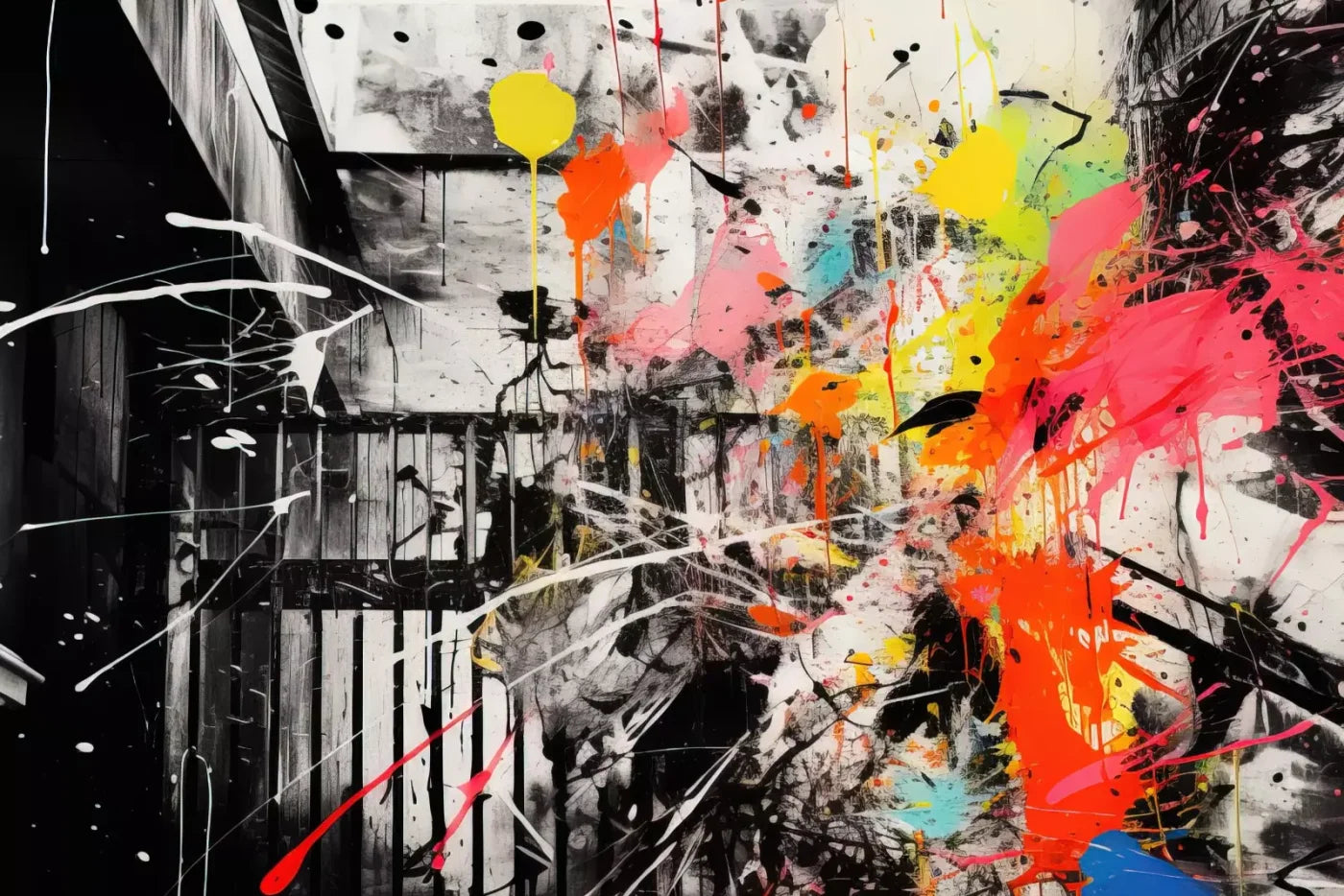Expressionist Art Ii 12’X8’ Ultracloth (144 X 96 Inch) Backdrop