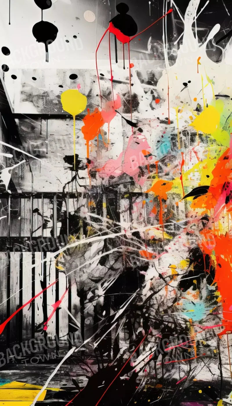 Expressionist Art Ii 8’X14’ Ultracloth (96 X 168 Inch) Backdrop