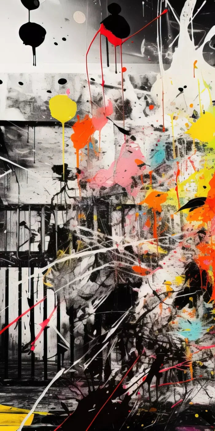 Expressionist Art Ii 8’X16’ Ultracloth (96 X 192 Inch) Backdrop