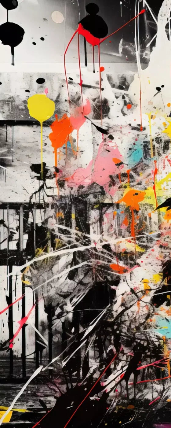 Expressionist Art Ii 8’X20’ Ultracloth (96 X 240 Inch) Backdrop