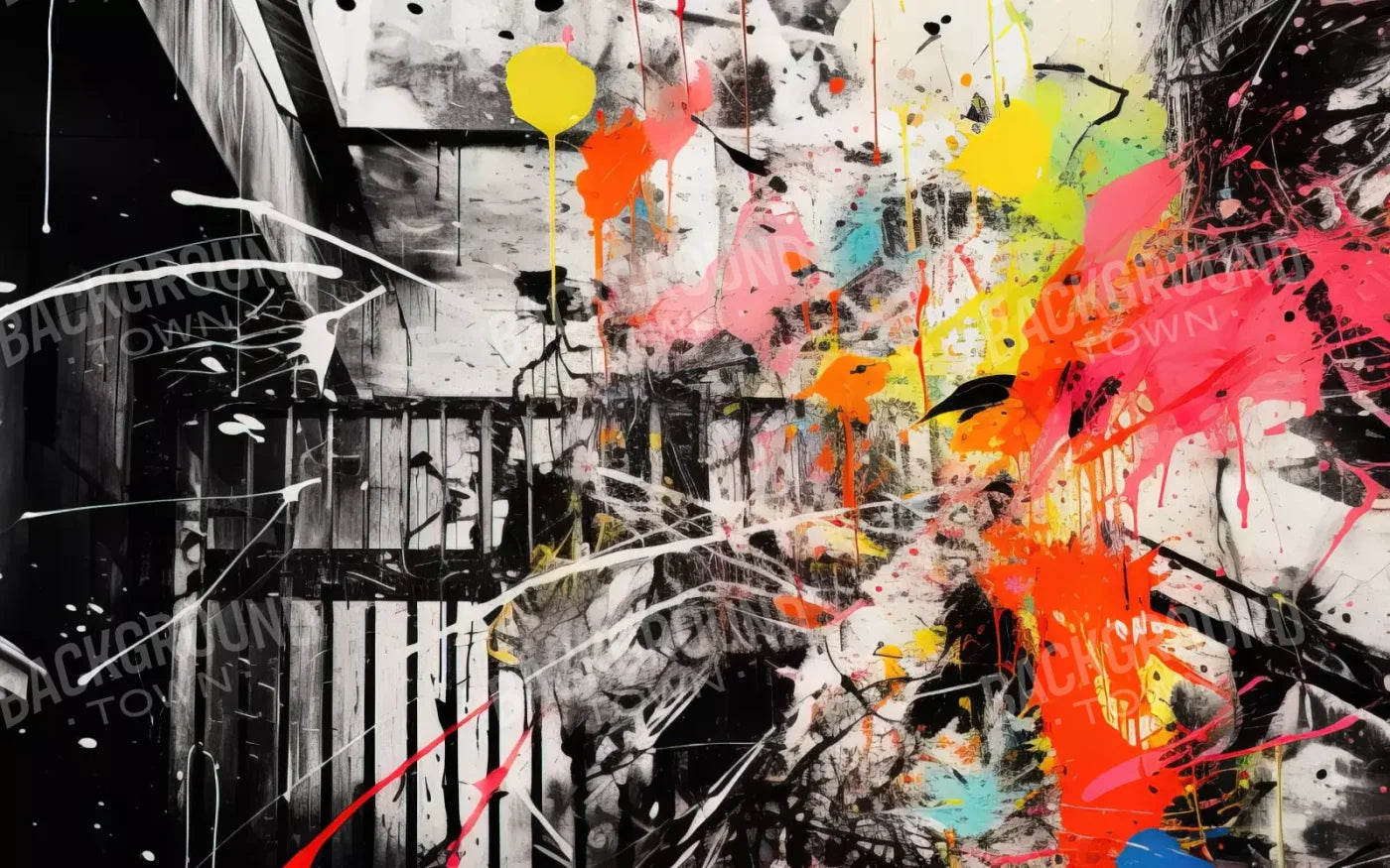 Expressionist Art Ii 8’X5’ Ultracloth (96 X 60 Inch) Backdrop