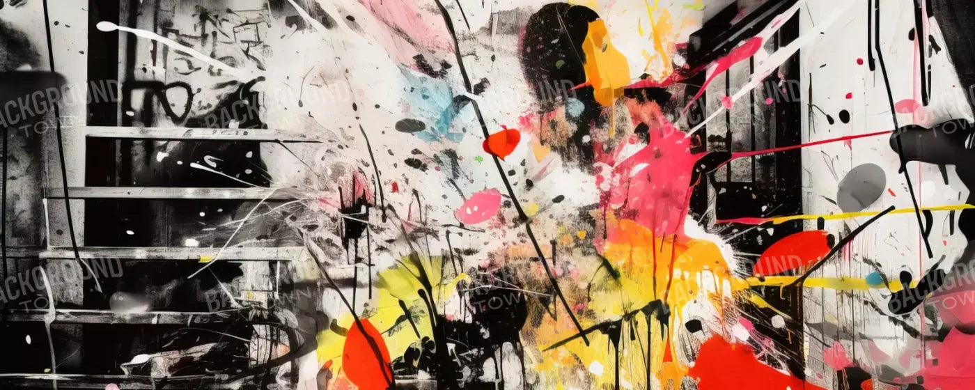 Expressionist Art I 20’X8’ Ultracloth (240 X 96 Inch) Backdrop