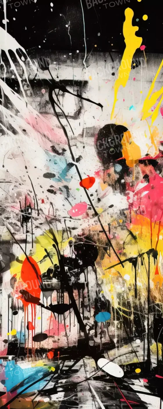 Expressionist Art I 8’X20’ Ultracloth (96 X 240 Inch) Backdrop