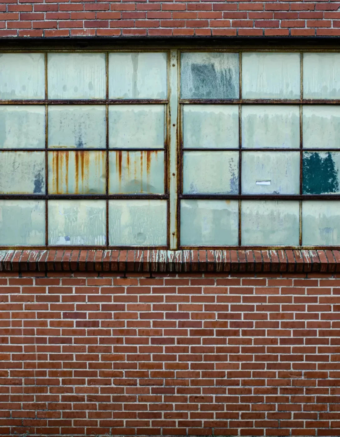 Factory Brick Wall 6X8 Fleece ( 72 X 96 Inch ) Backdrop
