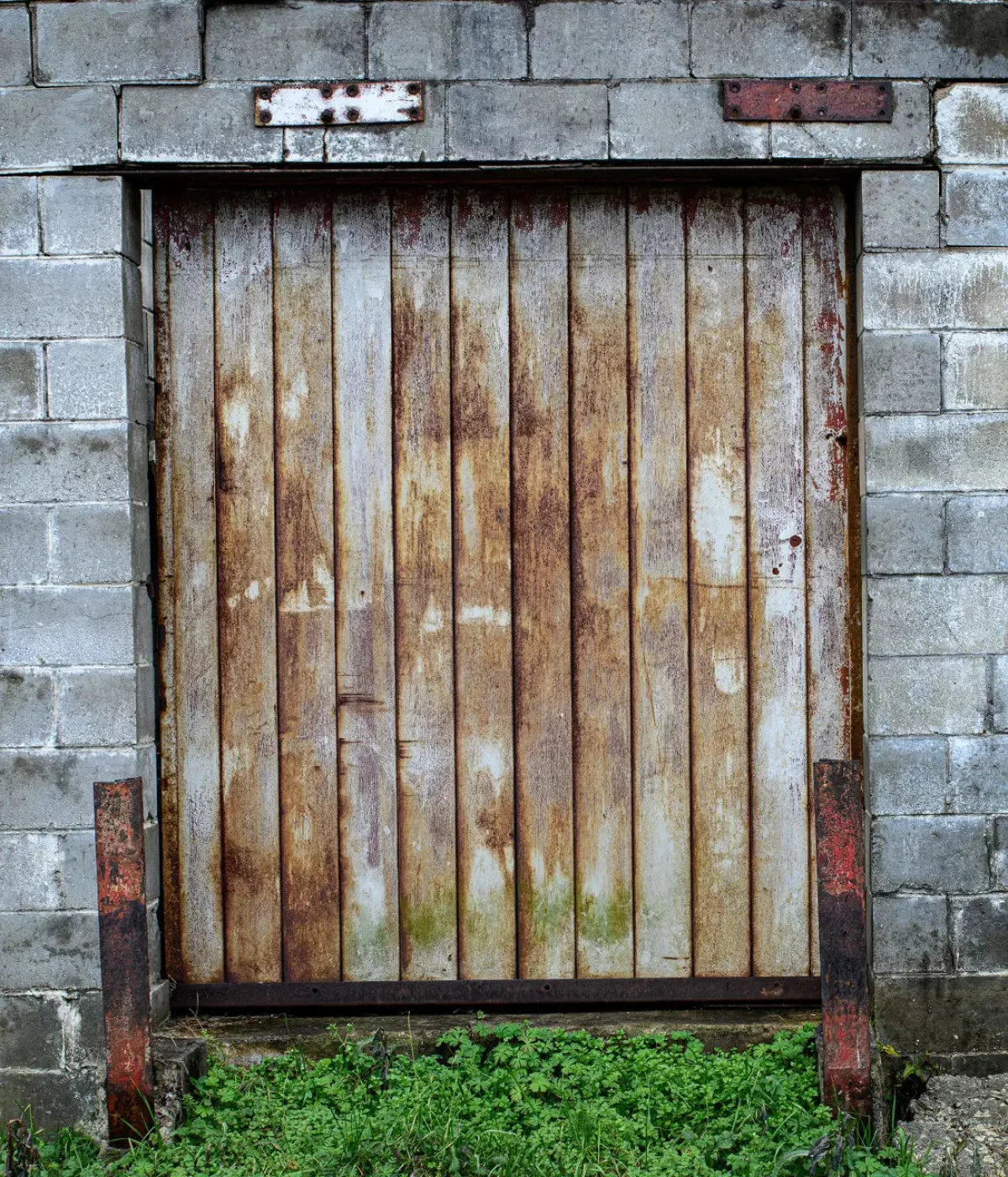 Factory Door 10X12 Ultracloth ( 120 X 144 Inch ) Backdrop