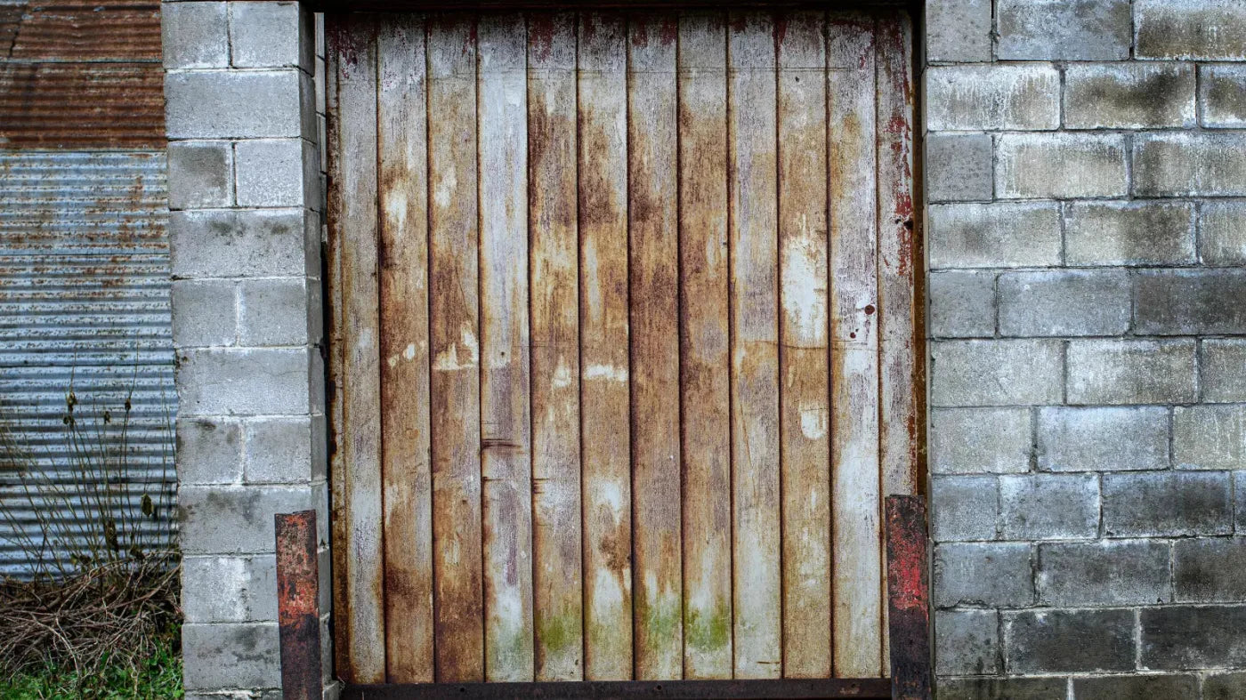 Factory Door 14X8 Ultracloth ( 168 X 96 Inch ) Backdrop