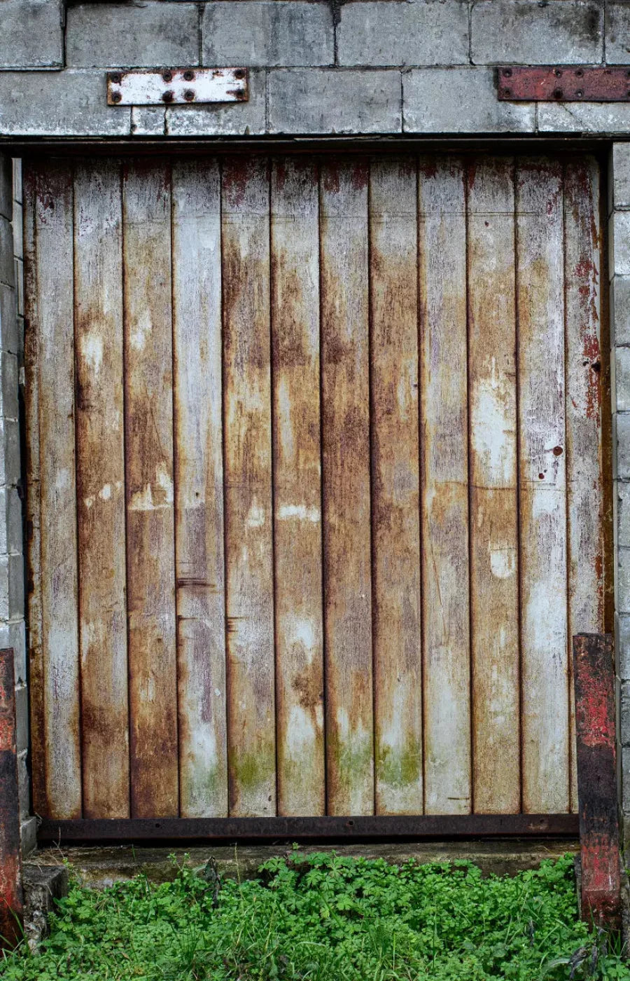Factory Door 8X12 Ultracloth ( 96 X 144 Inch ) Backdrop