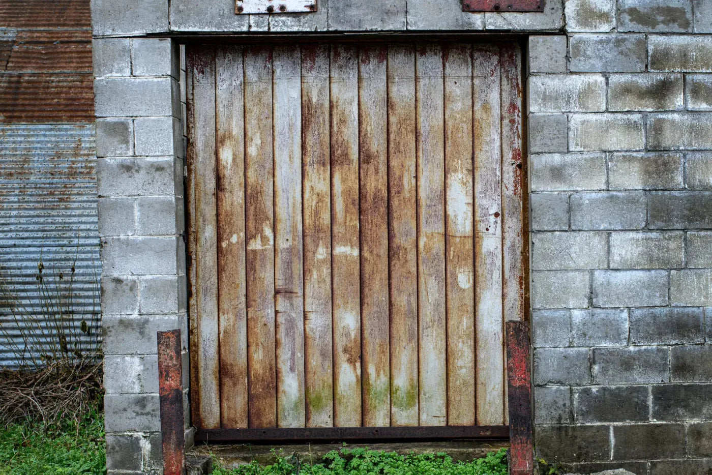 Factory Door 8X5 Ultracloth ( 96 X 60 Inch ) Backdrop