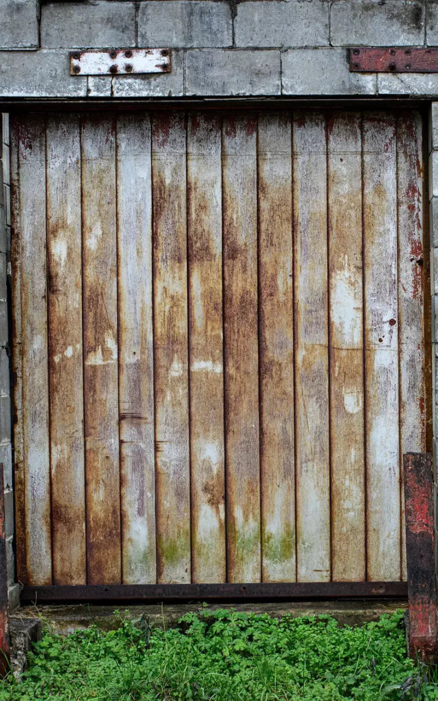 Factory Door 9X14 Ultracloth ( 108 X 168 Inch ) Backdrop