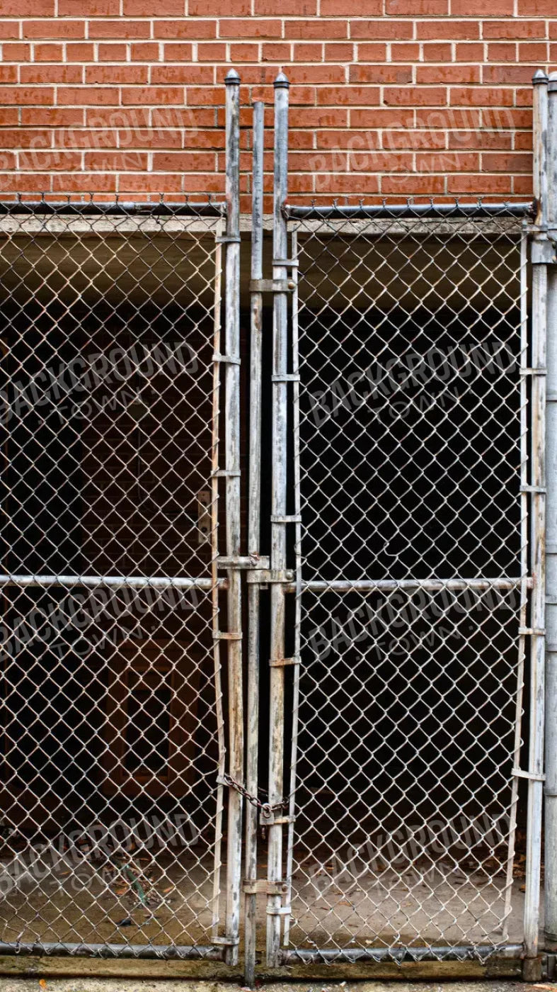 Factory Gates 8X14 Ultracloth ( 96 X 168 Inch ) Backdrop