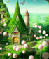 whimsical fairy house Backdrop for Photography