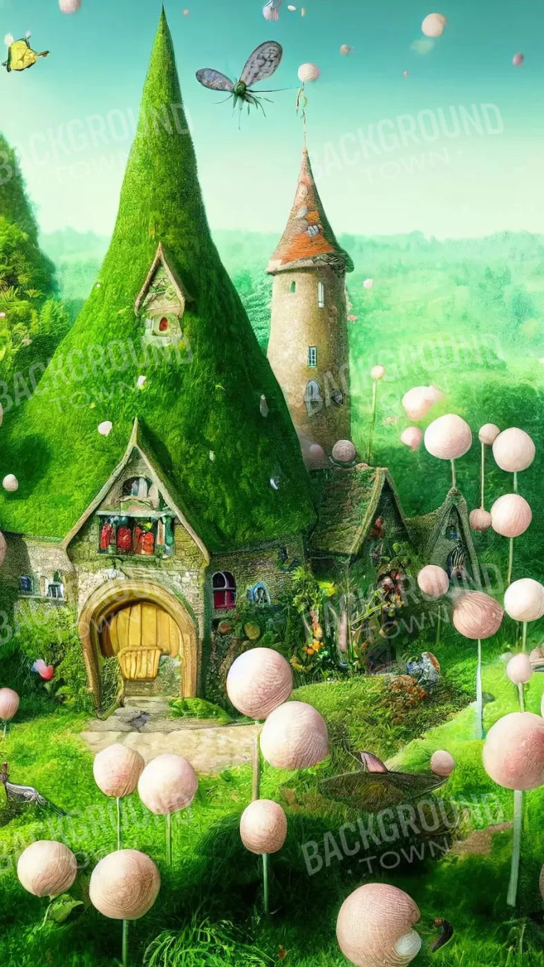 Fairy Castle 8X14 Ultracloth ( 96 X 168 Inch ) Backdrop