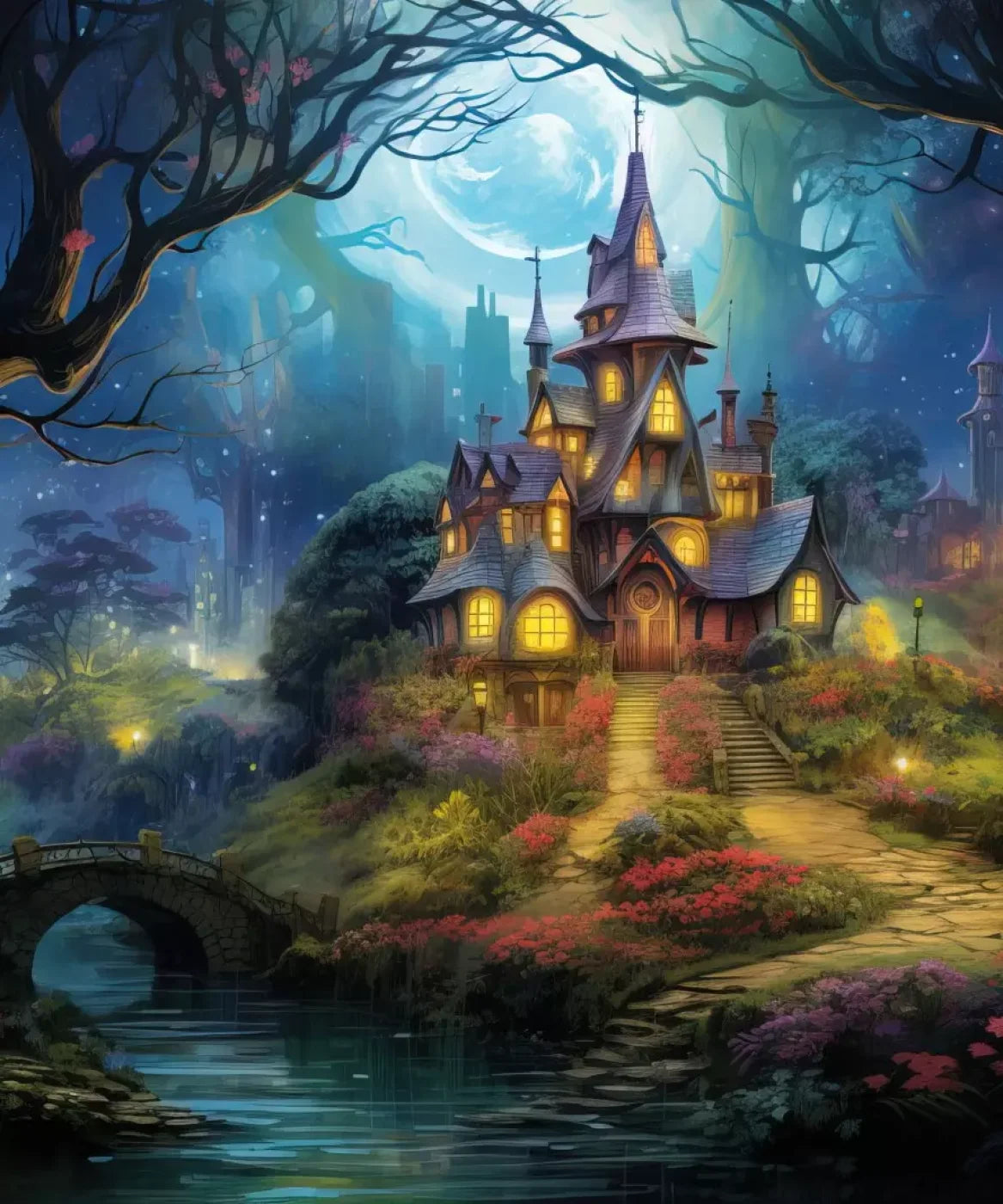 Fairy King 10’X12’ Ultracloth (120 X 144 Inch) Backdrop