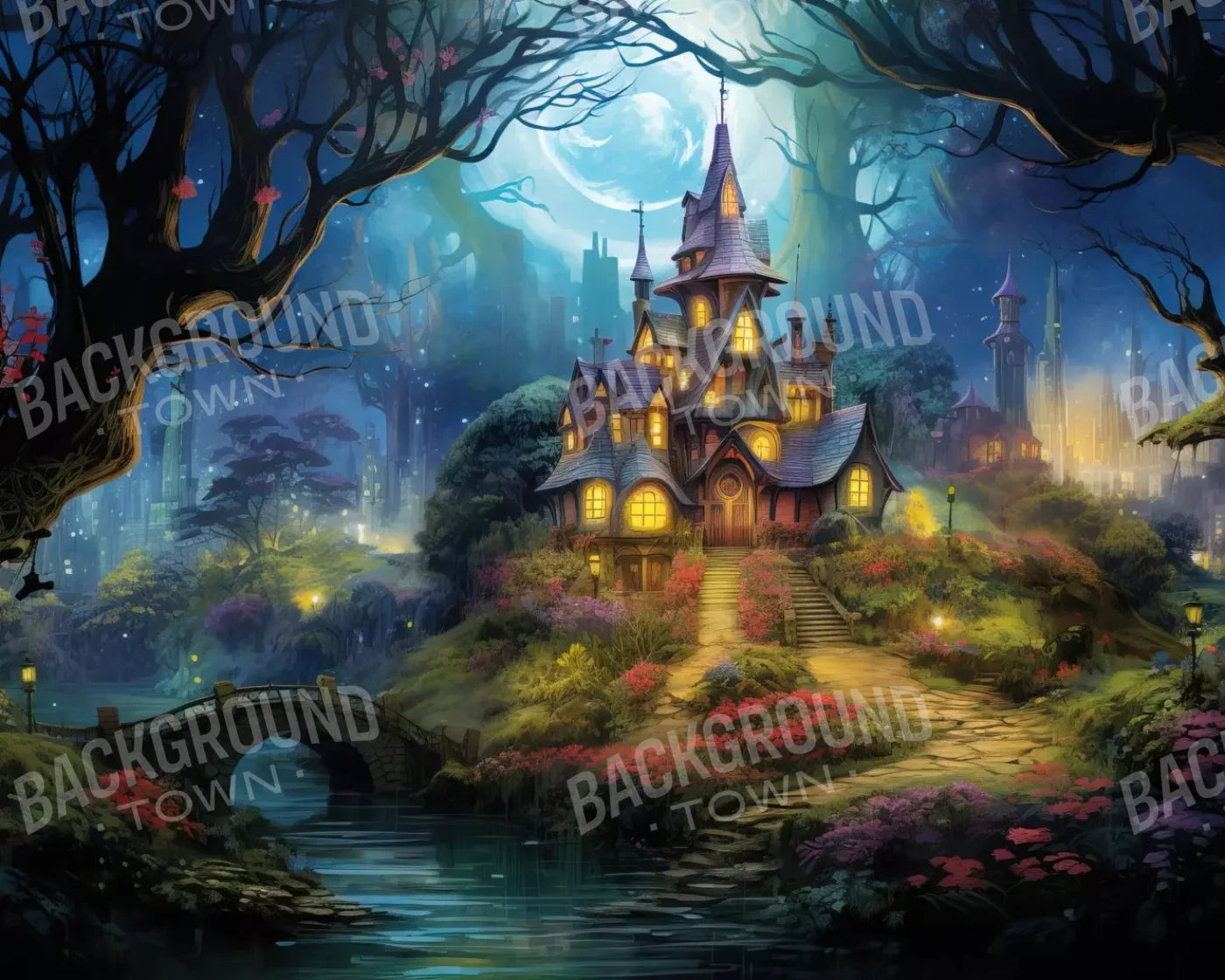 Fairy King 10’X8’ Fleece (120 X 96 Inch) Backdrop