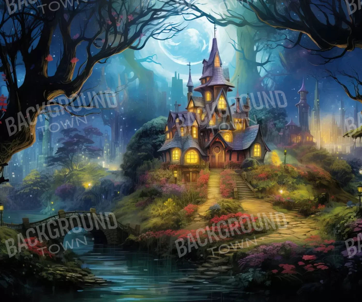 Fairy King 5’X4’2 Fleece (60 X 50 Inch) Backdrop