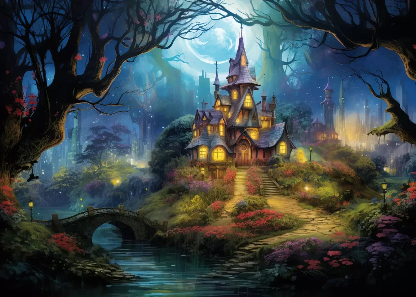 Fairy King 7’X5’ Ultracloth (84 X 60 Inch) Backdrop