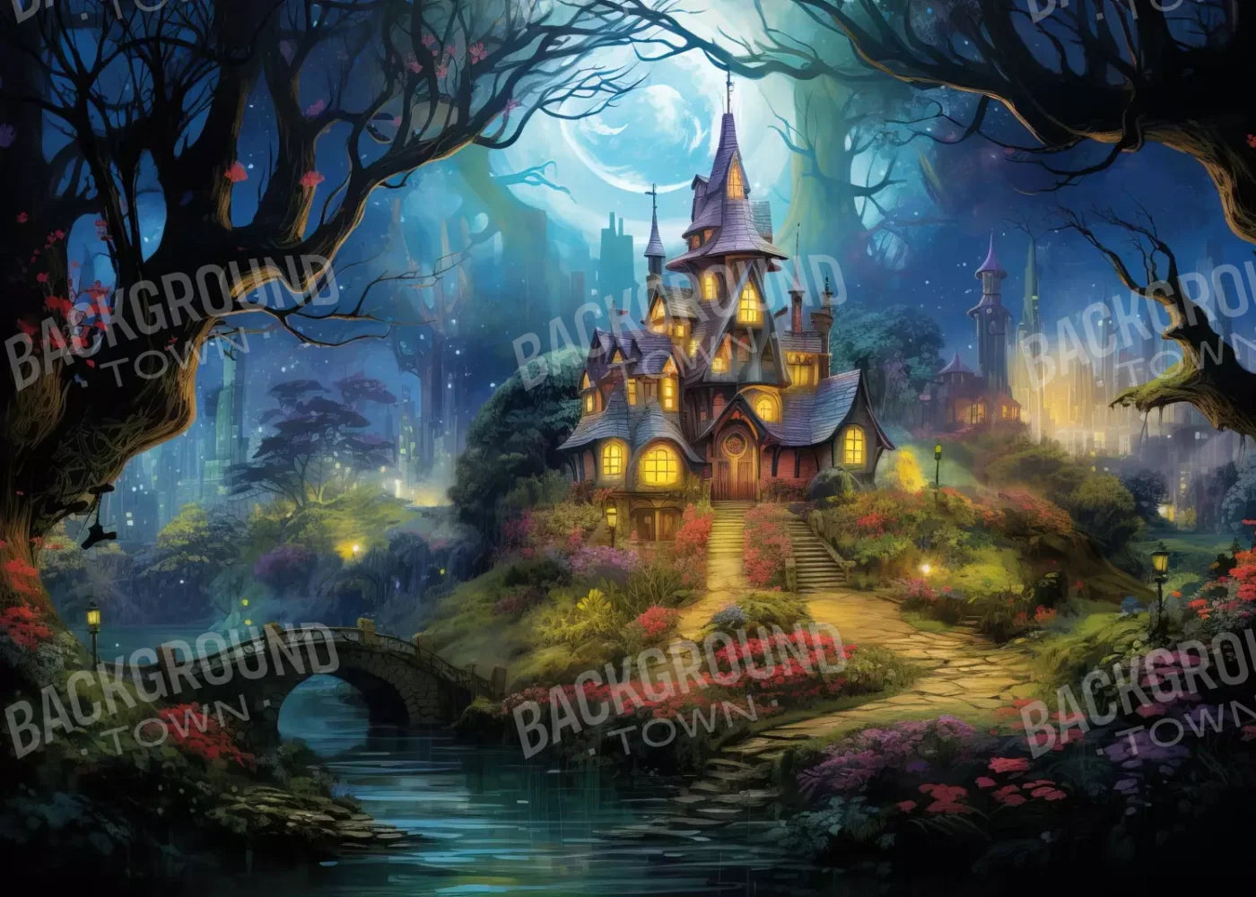 Fairy King 7’X5’ Ultracloth (84 X 60 Inch) Backdrop