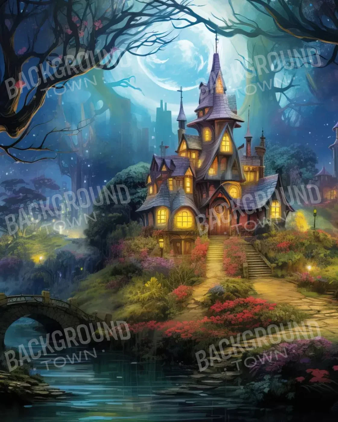 Fairy King 8’X10’ Fleece (96 X 120 Inch) Backdrop