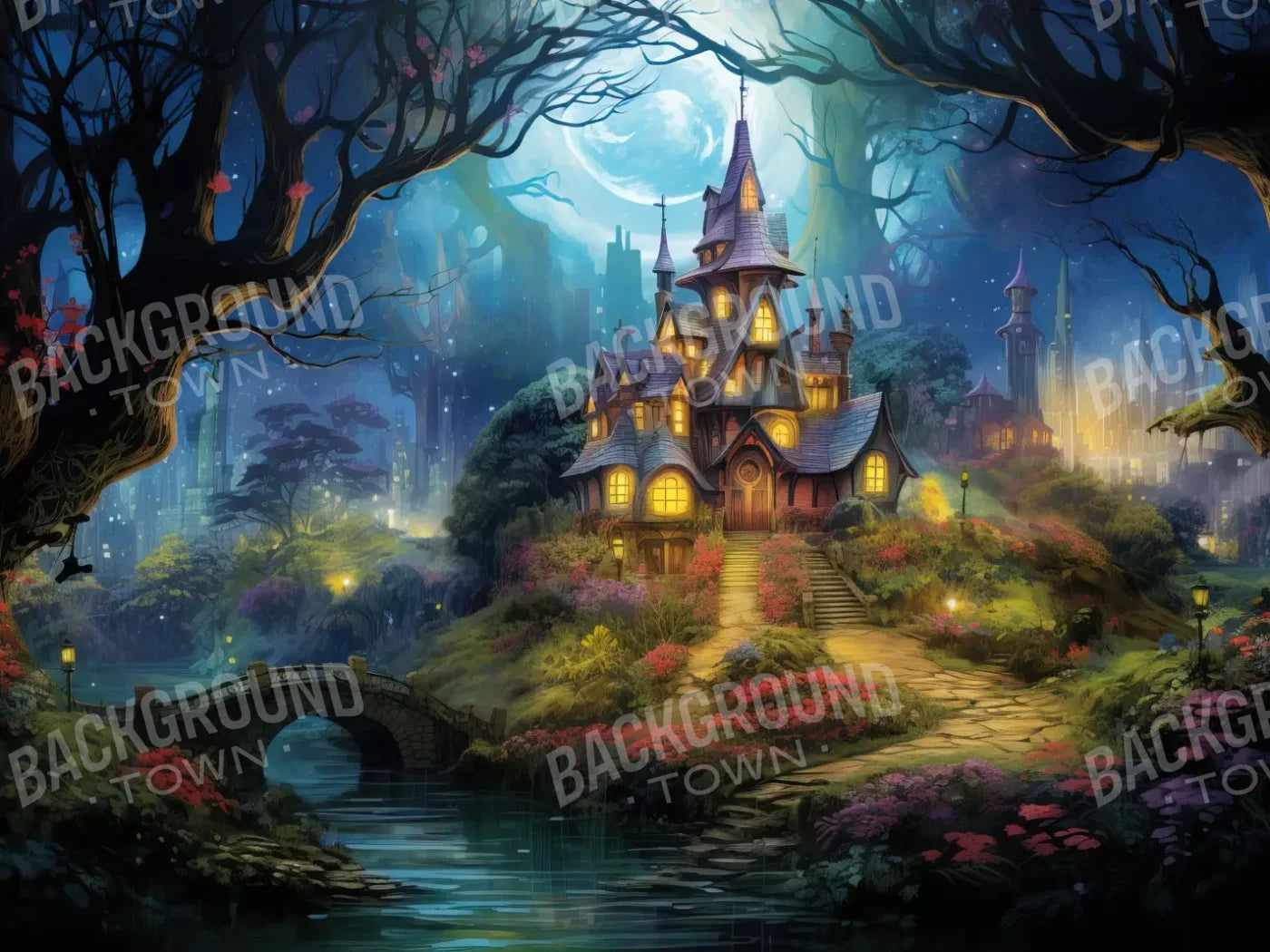 Fairy King 8’X6’ Fleece (96 X 72 Inch) Backdrop