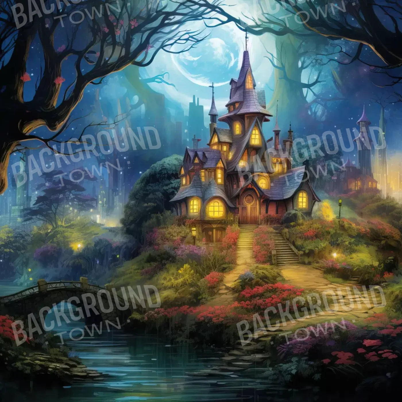 Fairy King 8’X8’ Fleece (96 X Inch) Backdrop