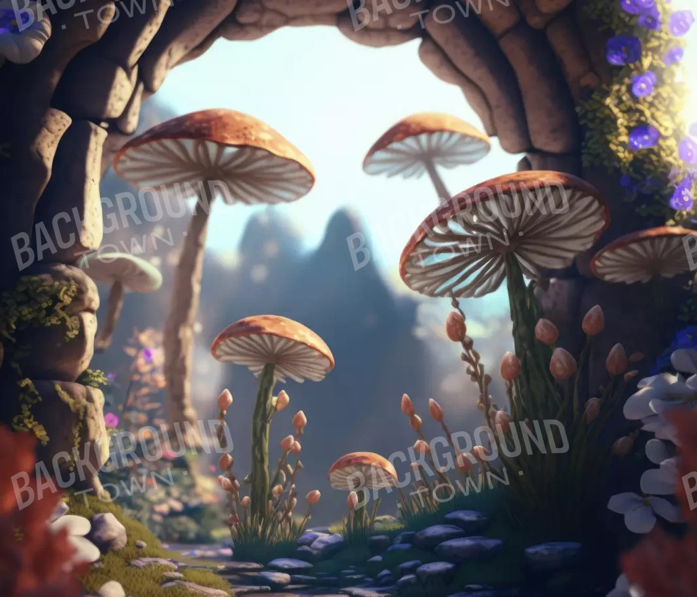 Fairyland Cave Jpg 12X10 Ultracloth ( 144 X 120 Inch ) Backdrop