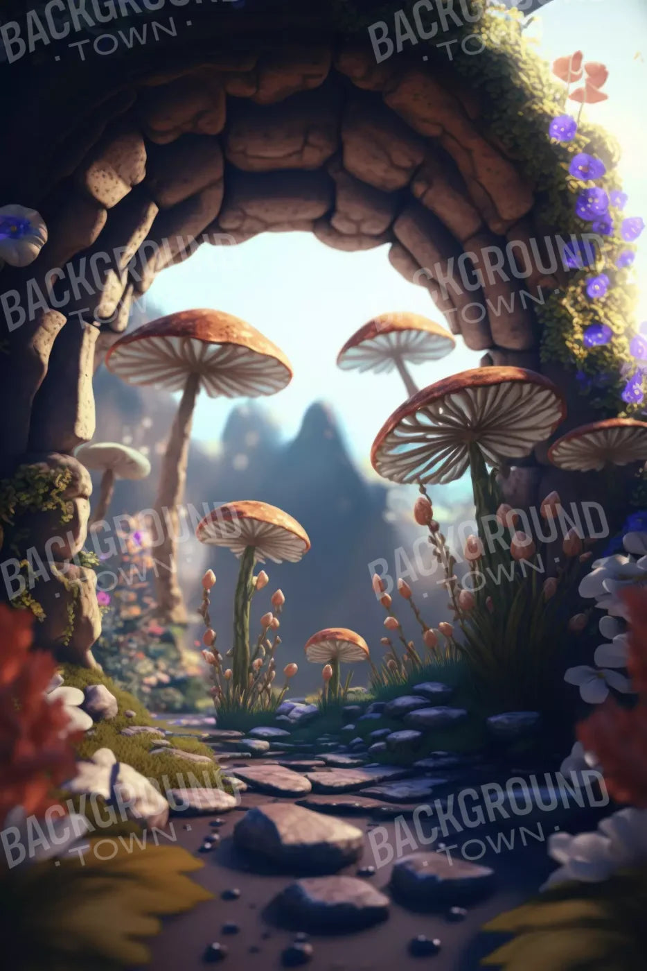 Fairyland Cave Jpg 5X8 Ultracloth ( 60 X 96 Inch ) Backdrop
