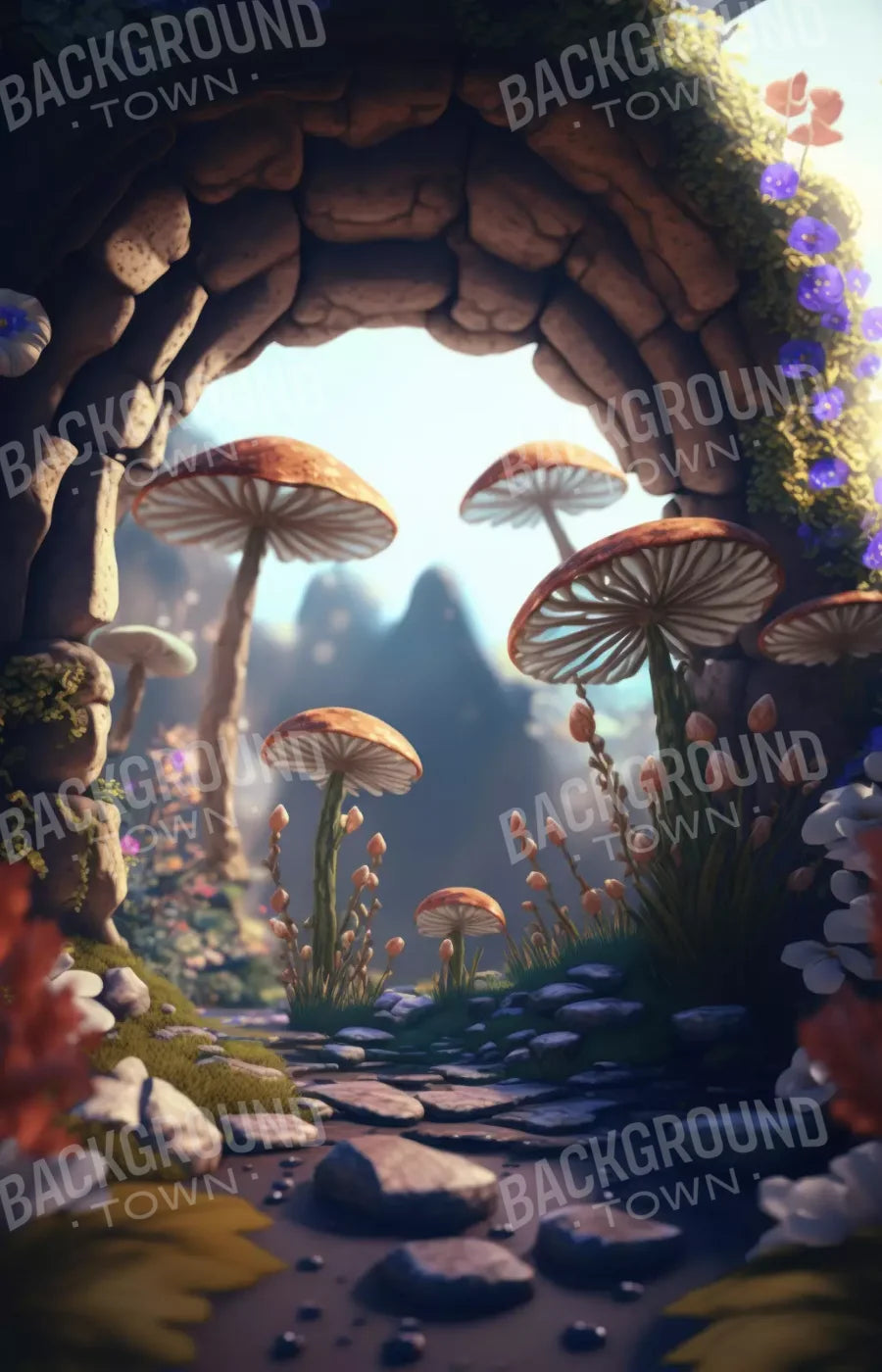 Fairyland Cave Jpg 8X12 Ultracloth ( 96 X 144 Inch ) Backdrop